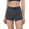 image:imageRoadbox Womens Volleyball Compression Shorts with Pockets 3 Pack Spandex Workout Athletic Shorts for Running Gym YogaBlackgreyfog Blue
