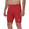 image:imageRoadbox Swim Jammers for Men Athletic Swimsuit for Training Racing Quick Dry Endurance Competitive Swimming Shorts UPF 50Red