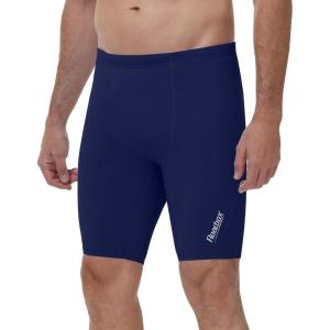 image:imageRoadbox Swim Jammers for Men Athletic Swimsuit for Training Racing Quick Dry Endurance Competitive Swimming Shorts UPF 50Navy Blue