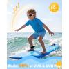 image:imageRoadbox Boys Rash Guard Swim Shirt Toddler UPF 50 Quick Dry Short Sleeve UV Protection Rashguard Surf Water Shirts for KidsLake Blue