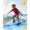 image:imageRoadbox Boys Rash Guard Swim Shirt Toddler UPF 50 Quick Dry Short Sleeve UV Protection Rashguard Surf Water Shirts for KidsTrue Red