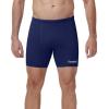 image:imageRoadbox Mens Athletic Swim Jammers Competitive Training Endurance Swimsuit Quick Dry Racing Swimming Shorts UPF 50Navy Blue