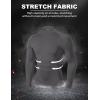image:imageRoadbox Mens Compression Shirt Mock Turtleneck Long Sleeve Undershirt Quick Dry Athletic Base Layer for Sports and WorkoutDark Gray