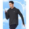 image:imageRoadbox Mens UPF 50 Fishing Shirt Long Sleeve UV Sun Protection Hoodies Quick Dry Rash Guard for Hiking Outdoor WorkingStyle 2dark Grey