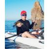 image:imageRoadbox Mens UPF 50 Fishing Shirt Long Sleeve UV Sun Protection Hoodies Quick Dry Rash Guard for Hiking Outdoor WorkingStyle 2navy Blue