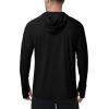 image:imageRoadbox Mens UPF 50 Sun Protection Fishing Shirts Long Sleeve UV SPF Hoodie Lightweight Rash Guard for Hiking RunningBlack