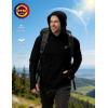 image:imageRoadbox Mens UPF 50 Sun Protection Fishing Shirts Long Sleeve UV SPF Hoodie Lightweight Rash Guard for Hiking RunningBlack