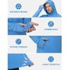 image:imageRoadbox Mens UPF 50 Sun Protection Fishing Shirts Long Sleeve UV SPF Hoodie Lightweight Rash Guard for Hiking RunningBlue