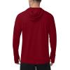 image:imageRoadbox Mens UPF 50 Sun Protection Fishing Shirts Long Sleeve UV SPF Hoodie Lightweight Rash Guard for Hiking RunningCrimson