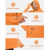 image:imageRoadbox Mens UPF 50 Sun Protection Fishing Shirts Long Sleeve UV SPF Hoodie Lightweight Rash Guard for Hiking RunningOrange
