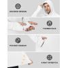 image:imageRoadbox Mens UPF 50 Sun Protection Fishing Shirts Long Sleeve UV SPF Hoodie Lightweight Rash Guard for Hiking RunningWhite