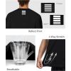 image:imageRoadbox Mens UPF 50 Swim Shirts Short Sleeve Sun Protection Quick Dry Rash Guard Water TShirt for Surfing Fishing BeachBlack