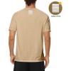 image:imageRoadbox Mens UPF 50 Swim Shirts Short Sleeve Sun Protection Quick Dry Rash Guard Water TShirt for Surfing Fishing BeachKhaki
