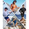image:imageRoadbox UPF 50 Mens Hooded Fishing Shirts Long Sleeve UV Sun Protection Hoodie Hiking Running Swim Rash Guard with MaskNavy Blue