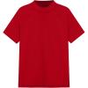 image:imageRoadbox Boys Rash Guard Swim Shirt Toddler UPF 50 Quick Dry Short Sleeve UV Protection Rashguard Surf Water Shirts for KidsTrue Red