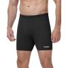image:imageRoadbox Mens Athletic Swim Jammers Competitive Training Endurance Swimsuit Quick Dry Racing Swimming Shorts UPF 50Black