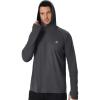 image:imageRoadbox Mens UPF 50 Fishing Shirt Long Sleeve UV Sun Protection Hoodies Quick Dry Rash Guard for Hiking Outdoor WorkingStyle 2dark Grey