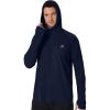 image:imageRoadbox Mens UPF 50 Fishing Shirt Long Sleeve UV Sun Protection Hoodies Quick Dry Rash Guard for Hiking Outdoor WorkingStyle 2navy Blue