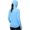 image:imageRoadbox Womens UPF 50 Sun Protection Hoodie Jacket Lightweight SPF Long Sleeve Full Zip Workout Shirts for Hiking Running03 Blue