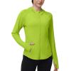 image:imageRoadbox Womens UPF 50 Sun Protection Hoodie Jacket Lightweight SPF Long Sleeve Full Zip Workout Shirts for Hiking Running09 Green