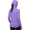 image:imageRoadbox Womens UPF 50 Sun Protection Hoodie Jacket Lightweight SPF Long Sleeve Full Zip Workout Shirts for Hiking Running10 Purple