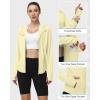 image:imageRoadbox Womens UPF 50 Sun Protection Hoodie Jacket Lightweight SPF Long Sleeve Full Zip Workout Shirts for Hiking Running11 Yellow