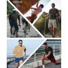 image:imageRoadbox Mens Swim Shirt Short Sleeve UPF 50 UV Sun Protection Rash Guard Quick Dry Water Beach Workout Athletic T ShirtsKhaki