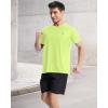 image:imageRoadbox Mens Swim Shirt Short Sleeve UPF 50 UV Sun Protection Rash Guard Quick Dry Water Beach Workout Athletic T ShirtsLemon Yellow