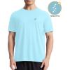 image:imageRoadbox Mens Swim Shirt Short Sleeve UPF 50 UV Sun Protection Rash Guard Quick Dry Water Beach Workout Athletic T ShirtsLight Blue