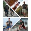 image:imageRoadbox Mens Swim Shirt Short Sleeve UPF 50 UV Sun Protection Rash Guard Quick Dry Water Beach Workout Athletic T ShirtsRed