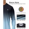 image:imageRoadbox Mens UPF 50 UV Sun Protection Shirts Outdoor Long Sleeve SPF Rash Guard for Fishing Hiking Swimming Running1 Pack  Gradient Black