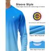 image:imageRoadbox Mens UPF 50 UV Sun Protection Shirts Outdoor Long Sleeve SPF Rash Guard for Fishing Hiking Swimming Running1 Pack  Gradient Blue