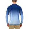 image:imageRoadbox Mens UPF 50 UV Sun Protection Shirts Outdoor Long Sleeve SPF Rash Guard for Fishing Hiking Swimming Running1 Pack  Gradient Navy
