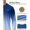 image:imageRoadbox Mens UPF 50 UV Sun Protection Shirts Outdoor Long Sleeve SPF Rash Guard for Fishing Hiking Swimming Running1 Pack  Gradient Navy