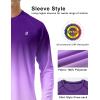 image:imageRoadbox Mens UPF 50 UV Sun Protection Shirts Outdoor Long Sleeve SPF Rash Guard for Fishing Hiking Swimming Running1 Pack  Gradient Purple