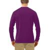 image:imageRoadbox Mens UPF 50 UV Sun Protection Shirts Outdoor Long Sleeve SPF Rash Guard for Fishing Hiking Swimming Running1 Pack20royal Purple