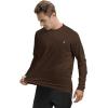 image:imageRoadbox Mens UPF 50 UV Sun Protection Shirts Outdoor Long Sleeve SPF Rash Guard for Fishing Hiking Swimming Running1 Pack21coffee Brown