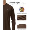 image:imageRoadbox Mens UPF 50 UV Sun Protection Shirts Outdoor Long Sleeve SPF Rash Guard for Fishing Hiking Swimming Running1 Pack21coffee Brown