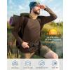 image:imageRoadbox Mens UPF 50 UV Sun Protection Shirts Outdoor Long Sleeve SPF Rash Guard for Fishing Hiking Swimming Running1 Pack21coffee Brown