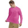 image:imageRoadbox Mens UPF 50 UV Sun Protection Shirts Outdoor Long Sleeve SPF Rash Guard for Fishing Hiking Swimming Running1 Pack22fuchsia
