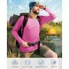 image:imageRoadbox Mens UPF 50 UV Sun Protection Shirts Outdoor Long Sleeve SPF Rash Guard for Fishing Hiking Swimming Running1 Pack22fuchsia