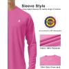 image:imageRoadbox Mens UPF 50 UV Sun Protection Shirts Outdoor Long Sleeve SPF Rash Guard for Fishing Hiking Swimming Running1 Pack22fuchsia