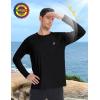 image:imageRoadbox UPF 50 Sun Shirts for Men UV Protection Long Sleeve Swim Shirt Quick Dry Rash Guard for Fishing Hiking RunningCharcoal