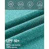 image:imageRoadbox UPF 50 Sun Shirts for Men UV Protection Long Sleeve Swim Shirt Quick Dry Rash Guard for Fishing Hiking RunningJade Green