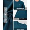 image:imageRoadbox UPF 50 Sun Shirts for Men UV Protection Long Sleeve Swim Shirt Quick Dry Rash Guard for Fishing Hiking RunningPeacock Blue