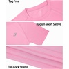 image:imageRoadbox Boys Rash Guard Swim Shirt UPF 50 Sun Protection Short Sleeve Quick Dry Rashguard Water Shirt for KidsPink