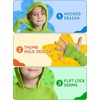 image:imageRoadbox Boys Sun Hoodie UPF 50 Fishing Shirt Kids UV Protection Long Sleeve Hooded Rash Guard Athletic Hiking Swim Shirts04 Lime Green