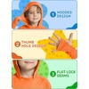image:imageRoadbox Boys Sun Hoodie UPF 50 Fishing Shirt Kids UV Protection Long Sleeve Hooded Rash Guard Athletic Hiking Swim Shirts06 Orange