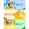 image:imageRoadbox Boys Sun Hoodie UPF 50 Fishing Shirt Kids UV Protection Long Sleeve Hooded Rash Guard Athletic Hiking Swim Shirts08 Yellow