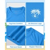 image:imageRoadbox Boys UPF 50 Rash Guard Swim Shirt Kids Long Sleeve Sun Protection Shirts Quick Dry UV Rushguard for Water BeachBlue